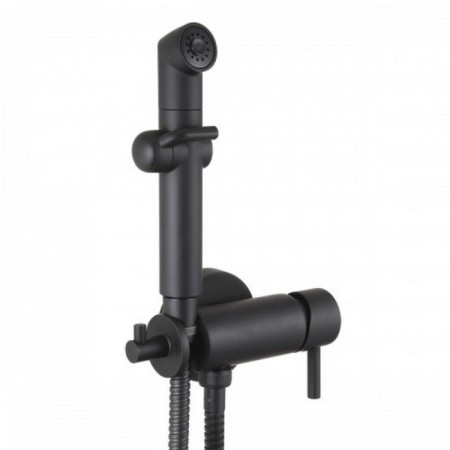 LEMARK SOLO LM7166BL bidetor, single -leaf, without spout, watering can, black