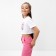 T -shirt Children's shortened KAFTAN "Kotik", p. 38 (146-152 cm), white