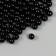 Set of beads "Pearls" d 8 mm, 250 gr, black
