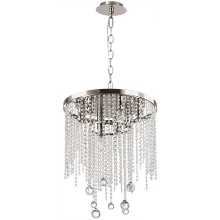 Crystal Smira 8xe14 40W, size 40x40x64-100 cm, Nickel color