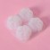 Mold Dolyana "Paws", silicone, 9.5 × 9 × 2.5 cm, cell 4 × 4 cm, white color