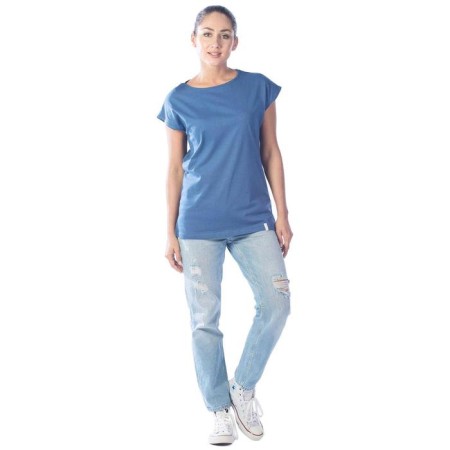 Women's T -shirt "Sveta", size 42, indigo color-1