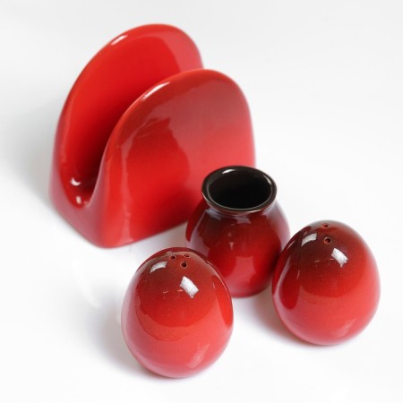Set for spices "premium maxi" 8 items, red-3