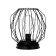 Night Garage Black from Battery 3xaaa 19x16x16 cm Risalux