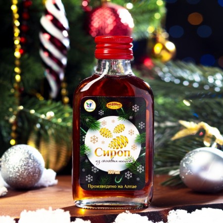 New Year's syrup from Vitamuno pine cone, 100 ml