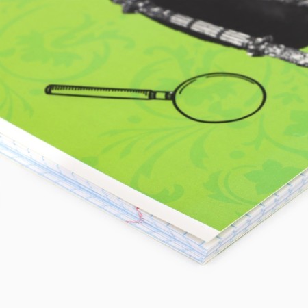 Subject notebook A5, 48 liters on the paper clip “Bright. History »Twin Lac, UV Lak, Congrev-1