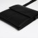 Male bag over the shoulder, Textura, external pocket, black color