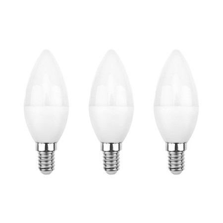 LED Candle CN 9.5W E14 903LM 6500K Cold light (3 pcs/UP) Rexant