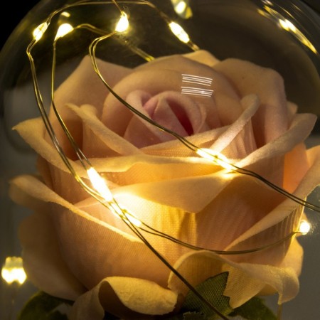 Spinker Sales "Pink Rose" LED 3AAA 8x8x17 cm Risalux-3