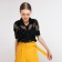 Women's shirt Minaku: Green Trend Black Color, Rr. 44