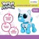 Robot Dog "Smart friend", interactive: with sound recording, light, sound, sensory, musical, on batteries, blue