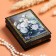 Casket "Piones in a vase", 10 × 14 cm, lacquer miniature