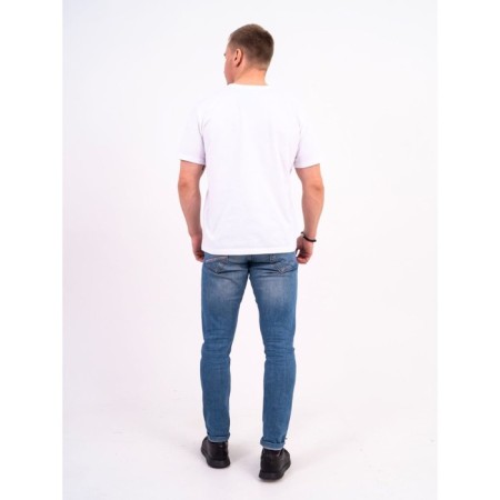 Male T -shirt, size 62, white color-1