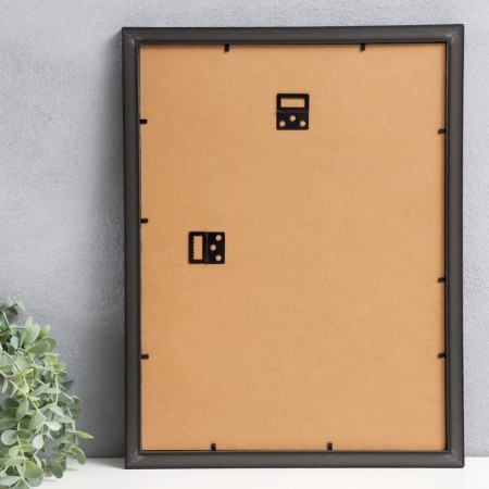 Photo frame Plastic "Gloria" 30x40 cm, with a paspartm, black-3
