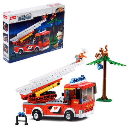 Designer "Fire machine with a staircase", 269 parts