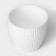 Kashpo with the Avy drainage system, 3 l, d = 18, white color