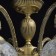 Amanda chandelier, 8x40W E27, brass color