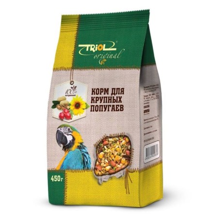 Triol feed for large parrots, 450 g.-1