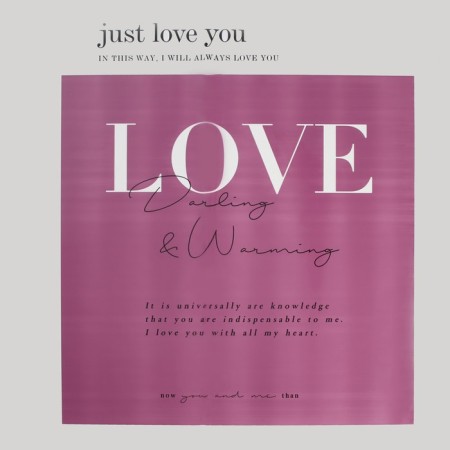 Floristic film "Such love", 58 x 58cm-2