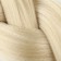 Zumba Kanecalon is monophonic, corrugated, 60 cm, 100 g, blond color (#ay11)
