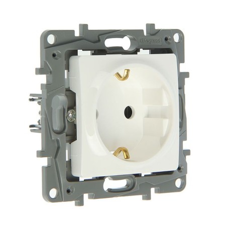 LEGRAND ETIKA 672221, 16 A, single, hidden, with salary, white