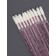 Applicators for lipstick and shine, set - 10 pcs, 9 cm, pink color