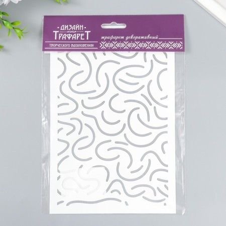 Plastic stencil "Texture" 24x16 cm-2