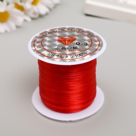 Biser fishing line 0.3 mm 100 m, red