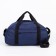 Sports bag with lightning, without lining, external pocket, blue color
