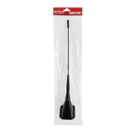 Decorative Antenna Skyway, 30 cm, rectangular base 65x50 mm, black, S00201013-2