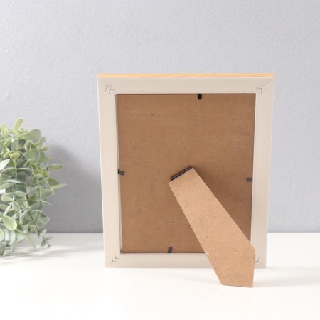 Photo frame plastic 15x20 cm "Antik" pink with a white stripe 1.5x18.8x23.8 cm-3