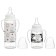 A set of bottles for feeding "I love milk" 150 and 250 ml