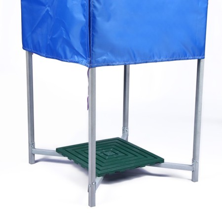 Summary shower, 80 × 80 × 250 cm, awning, anti -corrosion tank, 128 l, without eVN-2