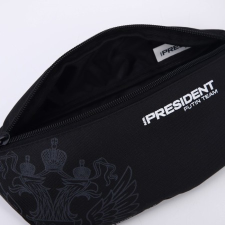 Bag on the belt "Putin Team", 32 x 8 x 15 cm, lightning department, black-1