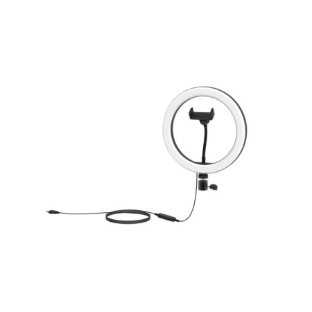 Ritmix RRL-260 ring lamp, 26 cm, USB, 3 colors, 120 LEDs, remote control, holder-1