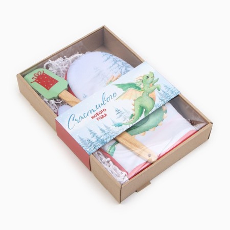 Set of Gift Village "Gift": mittens-output, silicone blade-6