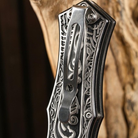The folding "royal" semi -automatic knife, 22.7 cm, blade 9.3cm-4