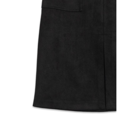 Women's skirt Office Chic, size XS, Black color-4