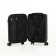 Small suitcase 20 "On a zipper, code lock, 4 wheels, black color