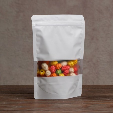 Pack Pak White with a transparent window, 15 x 21.5 + 4 cm