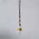 Suspension Metal "Prayer Wheel Nine Bagua palaces" 3x2.5x20 cm