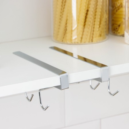 Holder for mugs suspended for 10 items of the share, 27.5 × 14 × 6.5 cm, silver color-3
