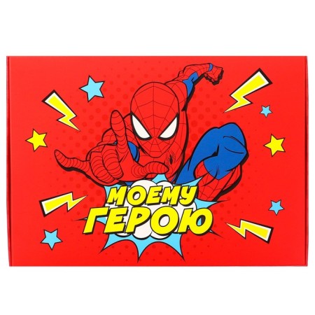Gift box, folding to "my hero" 21x15x5 cm, spider-man-2