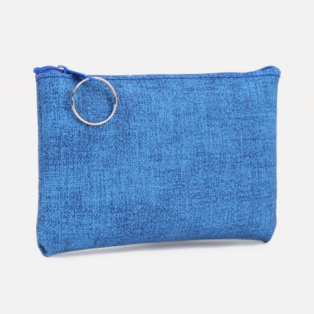 Women's wallet with lightning, blue color