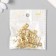 Castle Metal for the casket "Smoothness" gold 2.9x2 cm
