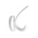 Furniture hook CAPPIO Usual, two -rod, white