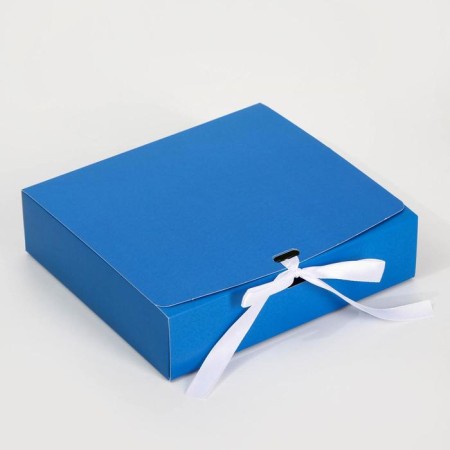 Gift folding box, packaging, “blue”, 16.5 x 12.5 x 5 cm-2