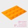 The form for baking the share "Sweets. Circle ", silicone, 28 × 21 cm, 12 cells, d = 6 cm, D at the bottom = 4 cm, color mix