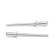 Rolls Exhaust tundra krep, aluminum-steel, 50 pcs, 3.2 x 8 mm