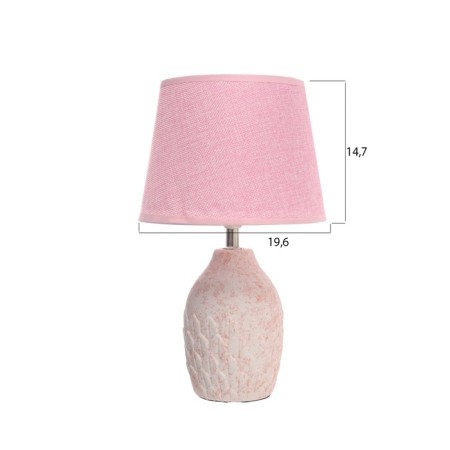 Table lamp "Cocoa" 1x40W E14 pink 20x20x34cm-5